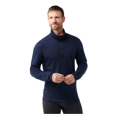 Smartwool Men's Classic Thermal Merino Base Layer 1/4 Zip - Deep Navy