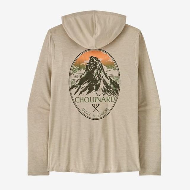Patagonia Men's Cap Cool Daily Graphic Hoody - Chouinard Crest: Pumice X-Dye