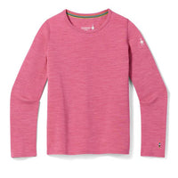 Smartwool Kids' Classic Thermal Merino Base Layer Crew - Garden Pink Heather