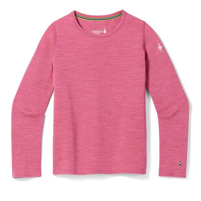 Smartwool Kids' Classic Thermal Merino Base Layer Crew - Garden Pink Heather