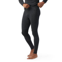 Smartwool Men's Intraknit Thermal Merino Base Layer Bottom - Charcoal Heather-Black