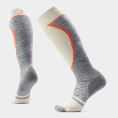 Smartwool Women's Ski Targeted Cushion Extra Stretch OTC Socks - Light Gray