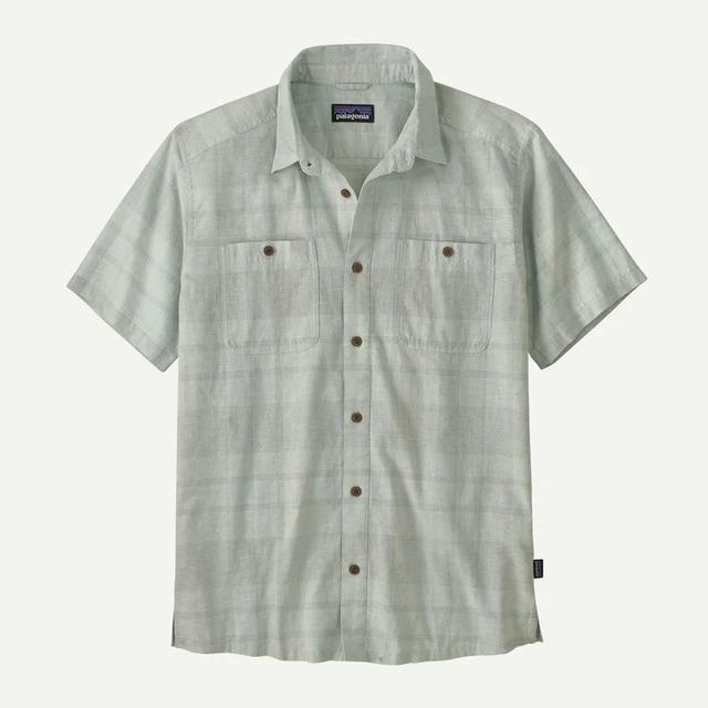 Patagonia Men's Back Step Shirt - Shore Plaid: Virtually Blue