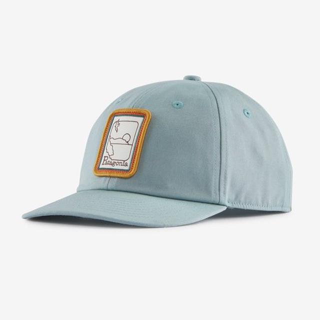 Patagonia Kid's Funhoggers Hat - Swelldrifter: Thermal Blue