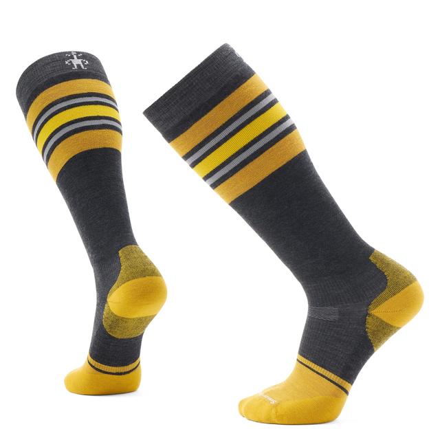 Smartwool Snowboard Targeted Cushion Stripe Extra Stretch OTC Socks - Charcoal