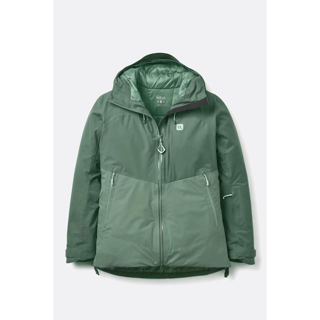Rab Women's Khroma Diffract Jacket - Green Slate/Eucalyptus