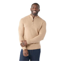 Smartwool Men's Sparwood 1/2 Zip Sweater - Toasted Coconut Heather