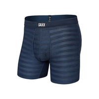 SAXX Droptemp Cooling Mesh Boxer Brief Fly - Dark Denim Heather