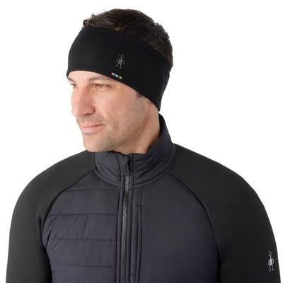 Smartwool Thermal Merino Reversible Headband - Black-Charcoal Heather