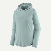 Womens Tropic Comfort Natural Hoody - Thermal Blue