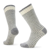 Smartwool Everyday Popcorn Polka Dot Crew Socks - Natural