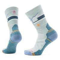Smartwool Women's Hike Light Cushion Hoo Who Crew Socks - Frosty Green