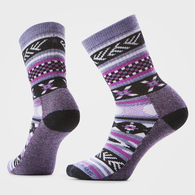 Smartwool Everyday Cozy Cabin Games Crew Socks - Chalk Violet