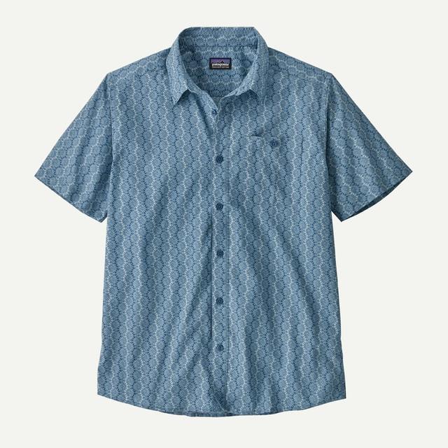 Patagonia Men's Go-To Shirt - Climbing Stripe: Still Blue