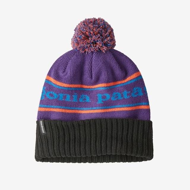Patagonia Powder Town Beanie - Park Stripe: Purple