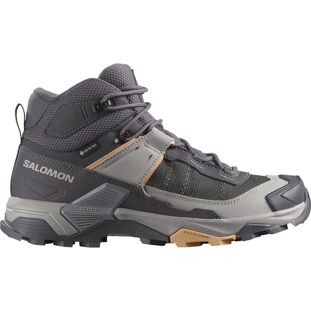 Salomon Women's X Ultra 5 Mid GTX - Nine Iron / Gull / Soft Clay