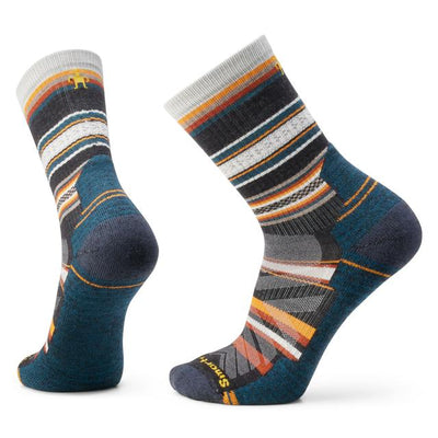 Smartwool Hike Light Cushion Panorama Crew Socks - Charcoal