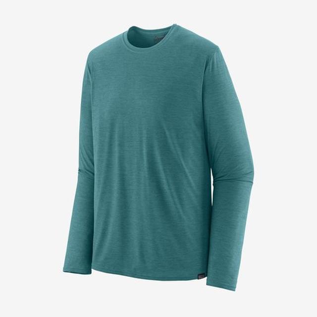 Patagonia Men's Long-Sleeved Capilene Cool Daily Shirt - Wetland Blue - Light Wetland Blue X-Dye