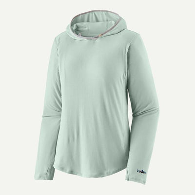 Womens Tropic Comfort Natural Hoody - Wispy Green