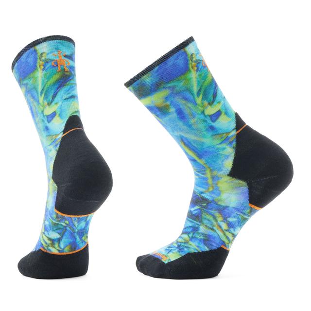 Smartwool Trail Run Reflections Print Crew Socks - Capri