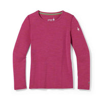 Smartwool Kids' Classic Thermal Merino Base Layer Crew - Festive Fuchsia Heather