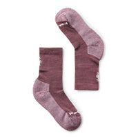 Smartwool Kids Hike Light Cushion Ankle Socks - Argyle Purple
