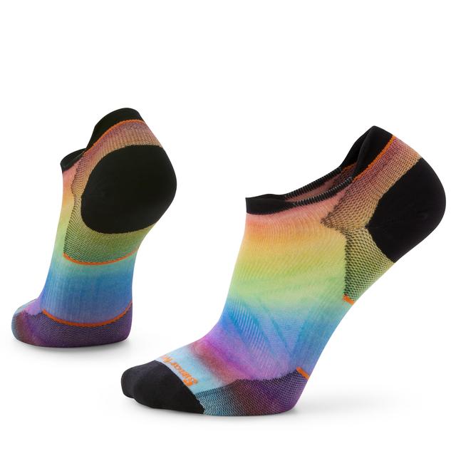 Smartwool Run Zero Cushion Pride Rainbow Print Low Ankle Socks - Multi Color