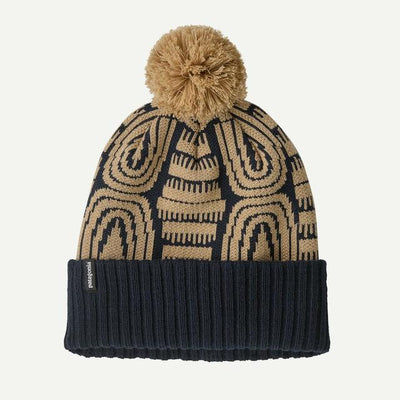 Patagonia Powder Town Beanie - Flow: Sunken Blue