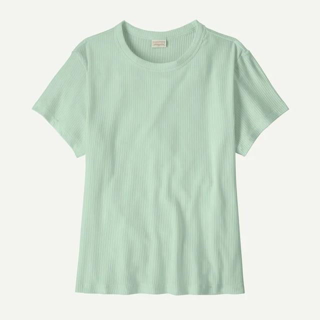 Womens Rib Knit Top - Thin Ice