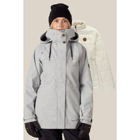 686 WMNS SMARTY SPELLBOUND JACKET - LIMESTONE DOBBY
