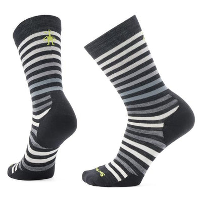 Smartwool Everyday Spruce Street Crew Socks - Black-White