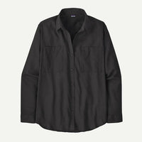 Womens Lw A C Buttondown - Black