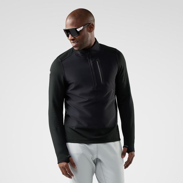 Smartwool Men's Active Fleece Wind 1/2 Zip - Black