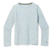 Smartwool Kids' Classic Thermal Merino Base Layer Crew - Winter Sky Heather
