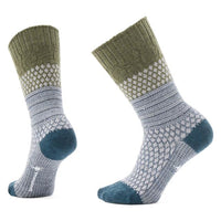 Smartwool Everyday Popcorn Cable Crew Socks - Winter Moss