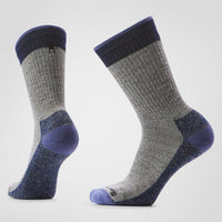 Smartwool Everyday Rollinsville Light Cushion Crew Socks - Fossil-Navy