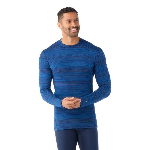 Smartwool Men's Classic Thermal Merino Base Layer Crew - Deep Navy Color Shift