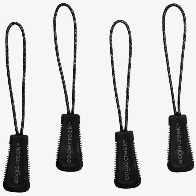 Eagle Creek Reflective Zipper Pull Set - Black