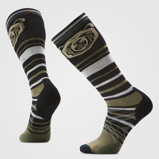 Smartwool Ski Full Cushion Growling Grizzly OTC Socks - Black