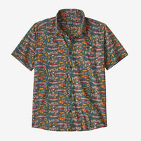 Mens Go To Shirt - Salmon Energy: Old Growth Green