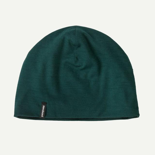 Patagonia Overlook Merino Wool Liner Beanie - Cascade Green