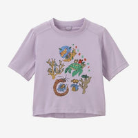 Patagonia Baby Capilene Silkweight T-Shirt - Coral Community: Foxglove Purple