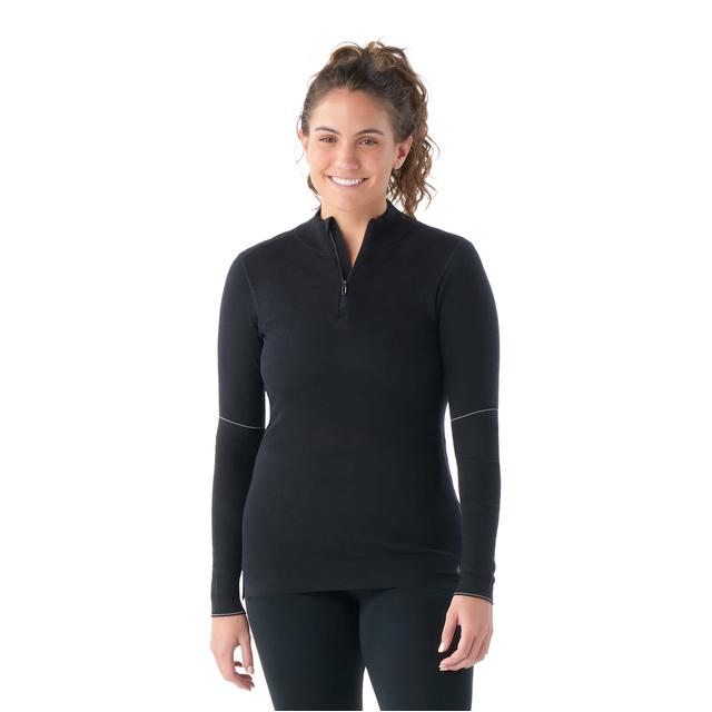 Smartwool Women's Intraknit Alpine 1/4 Zip - Black