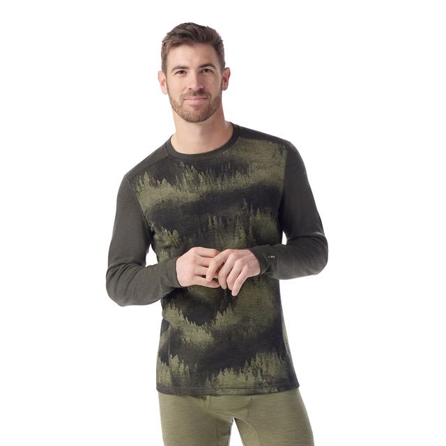 Smartwool Men's Classic Thermal Merino Base Layer Crew - North Woods Foggy Pines