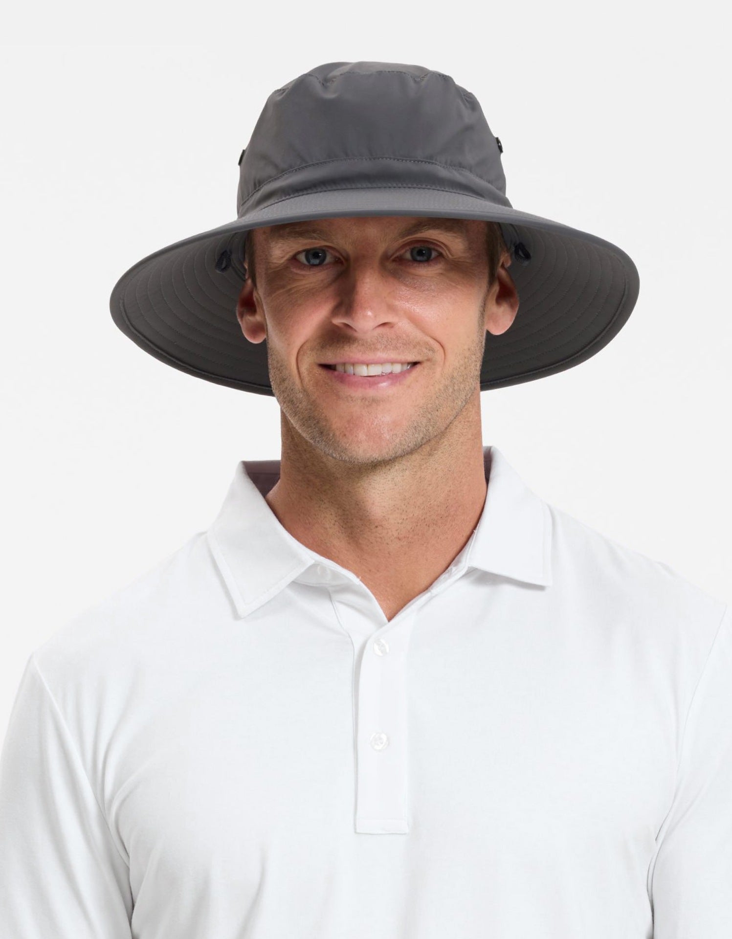 Traveller Broad Brim Sun Hat Upf 50 - Dark Grey