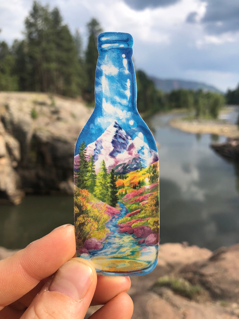 Sticker Art Mountain High Sticker