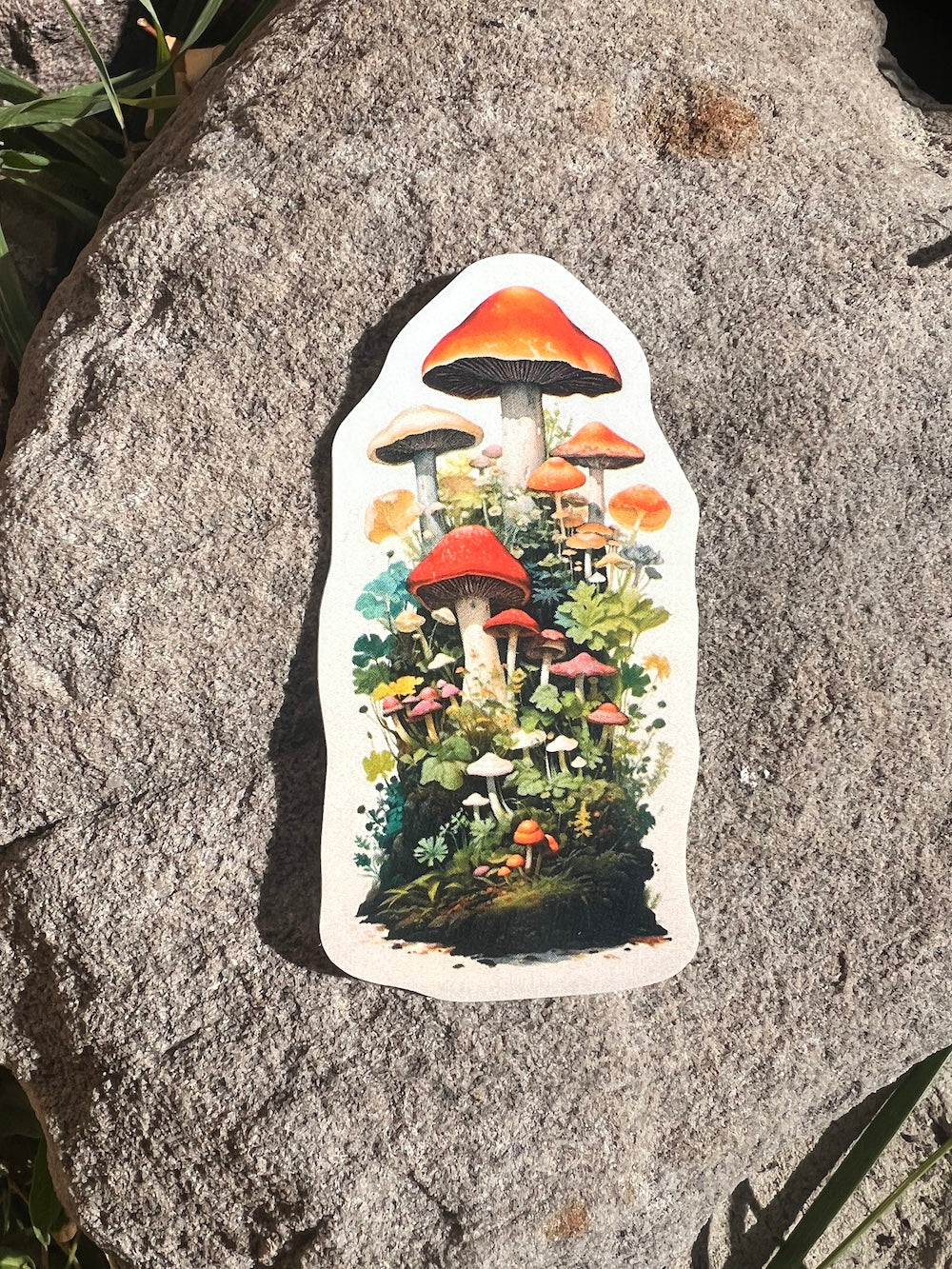 Sticker Art World Of Mushrooms Sticker