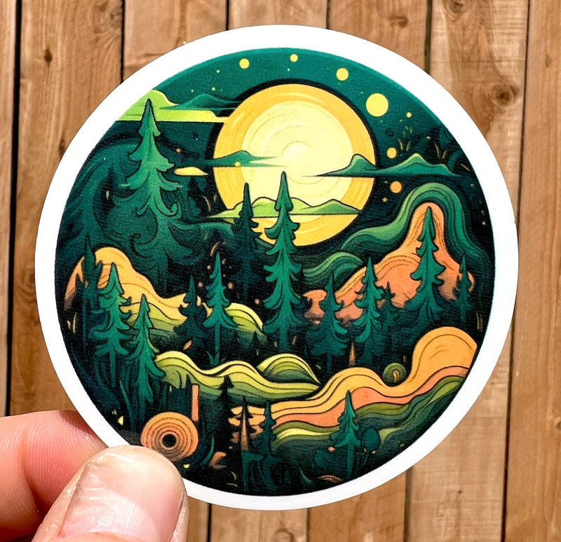Sticker Art Nature Dreaming Sticker