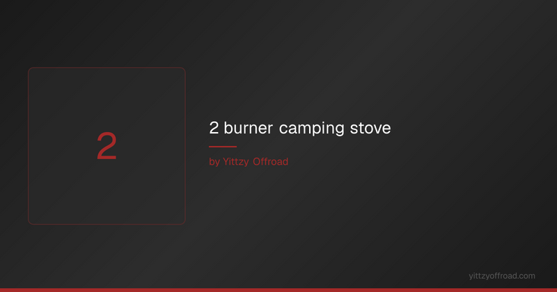 Flame King 2 Burner Classic Camp Stove