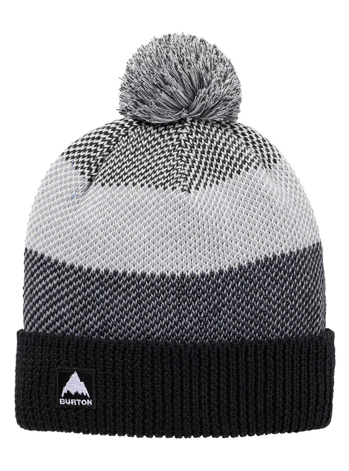Kids' Fleece-Lined Pom Beanie - True Black